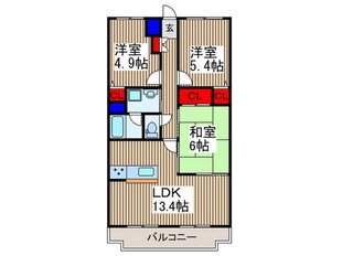 シルキ－ガ－デンの物件間取画像